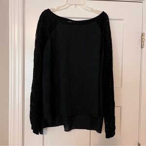 Final price LOFT Dark green & black top